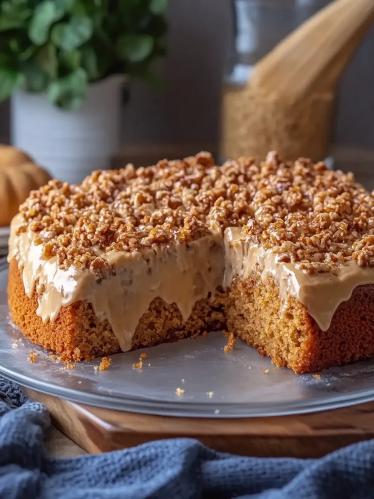 Delicious Pumpkin Coffee Cake with Sweet Streusel Topping 4 Pumpkin Coffee Cake