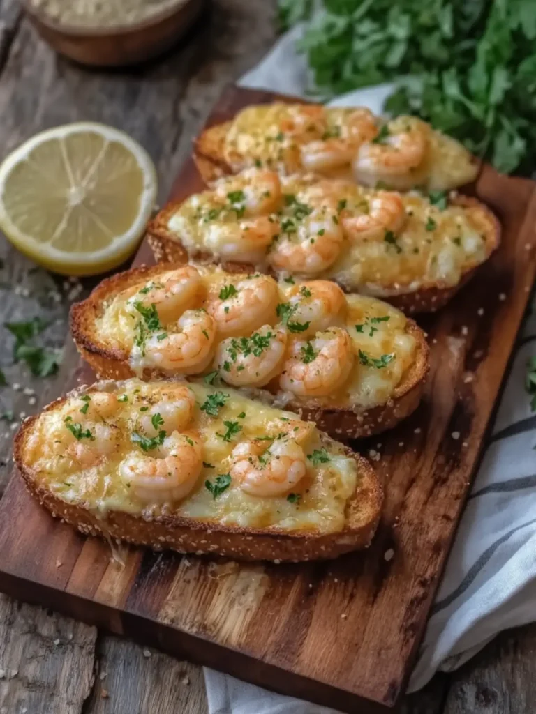 Cheesy Garlic Shrimp Toast – A Comforting Family Favorite 3 Cheesy Garlic Shrimp Toast – Comforting Family Recipe
