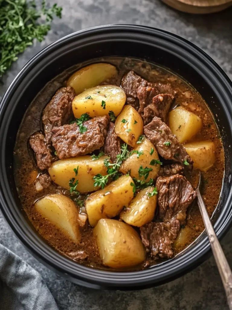 Savory Slow Cooker Beef & Potatoes for Cozy Nights 3 Slow Cooker Beef & Potatoes