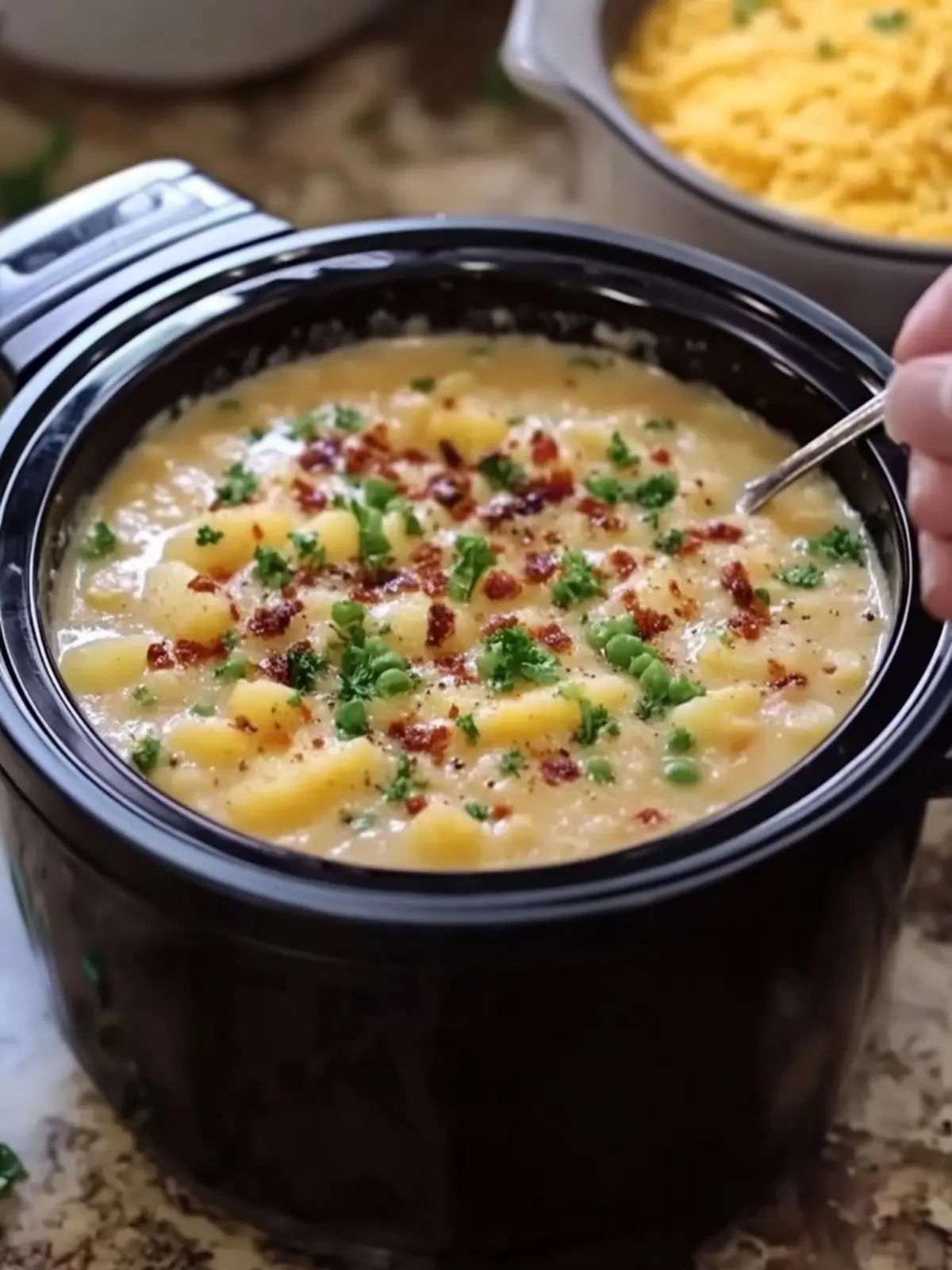Crock Pot Crack Potato Soup That’ll Warm Your Soul 5 Crock Pot Crack Potato Soup