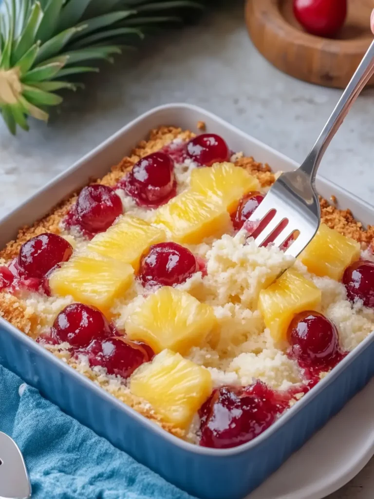 Sugar-Free Magical Cherry Pineapple Dump Cake You'll Love 2 Sugar-Free Magical Cherry Pineapple Dump Cake