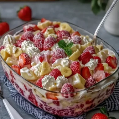 Strawberry Fruit Salad Casserole: A Refreshing Delight!