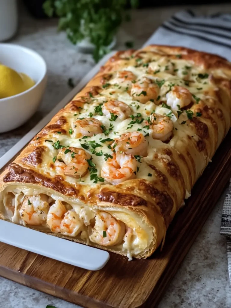 Golden Seafood Crab and Shrimp Stromboli Bake You’ll Love 3 Golden Seafood Crab and Shrimp Stromboli Bake