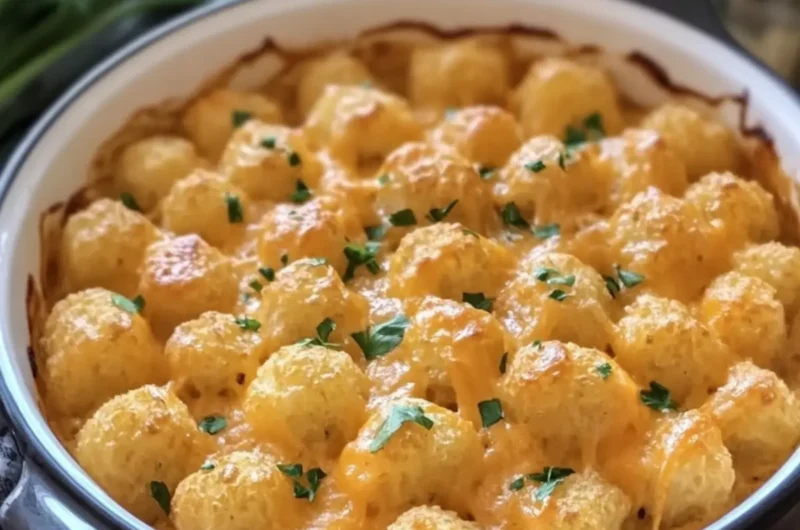 Slow Cooker Tater Tot Casserole