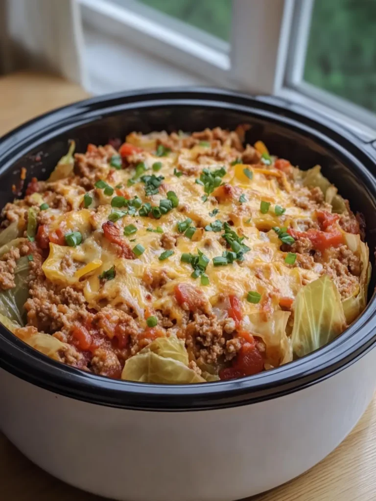 Crockpot Cabbage Roll Casserole for Cozy Comfort Eating 3 Crockpot Cabbage Roll Casserole