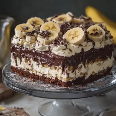 Decadent Chocolate Banana Cream Pudding Cake to Delight Your Senses