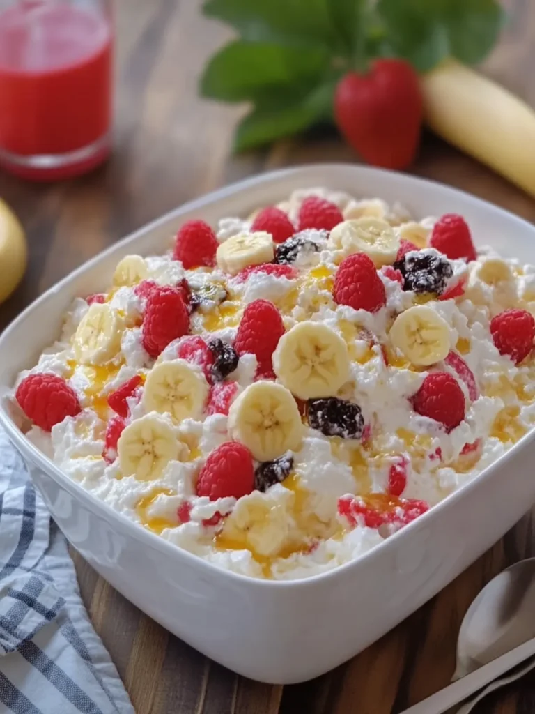 Banana Split Fluff Salad