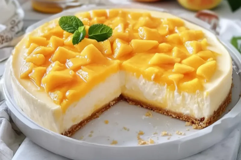Creamy Mango Cheesecake