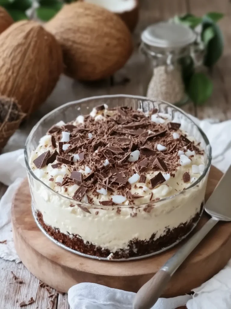 Decadent Coconut Pavê with Chocolate That You'll Love 3 Coconut Pavê with Chocolate