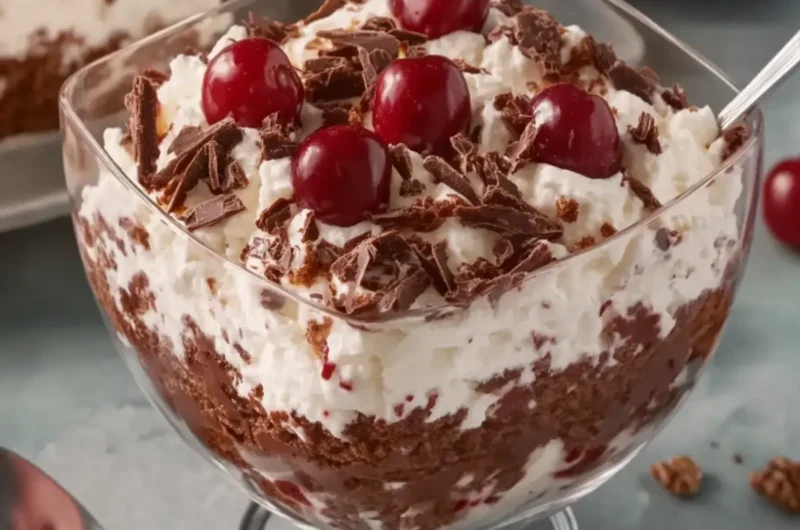 Chocolate Cherry Cheesecake Fluff