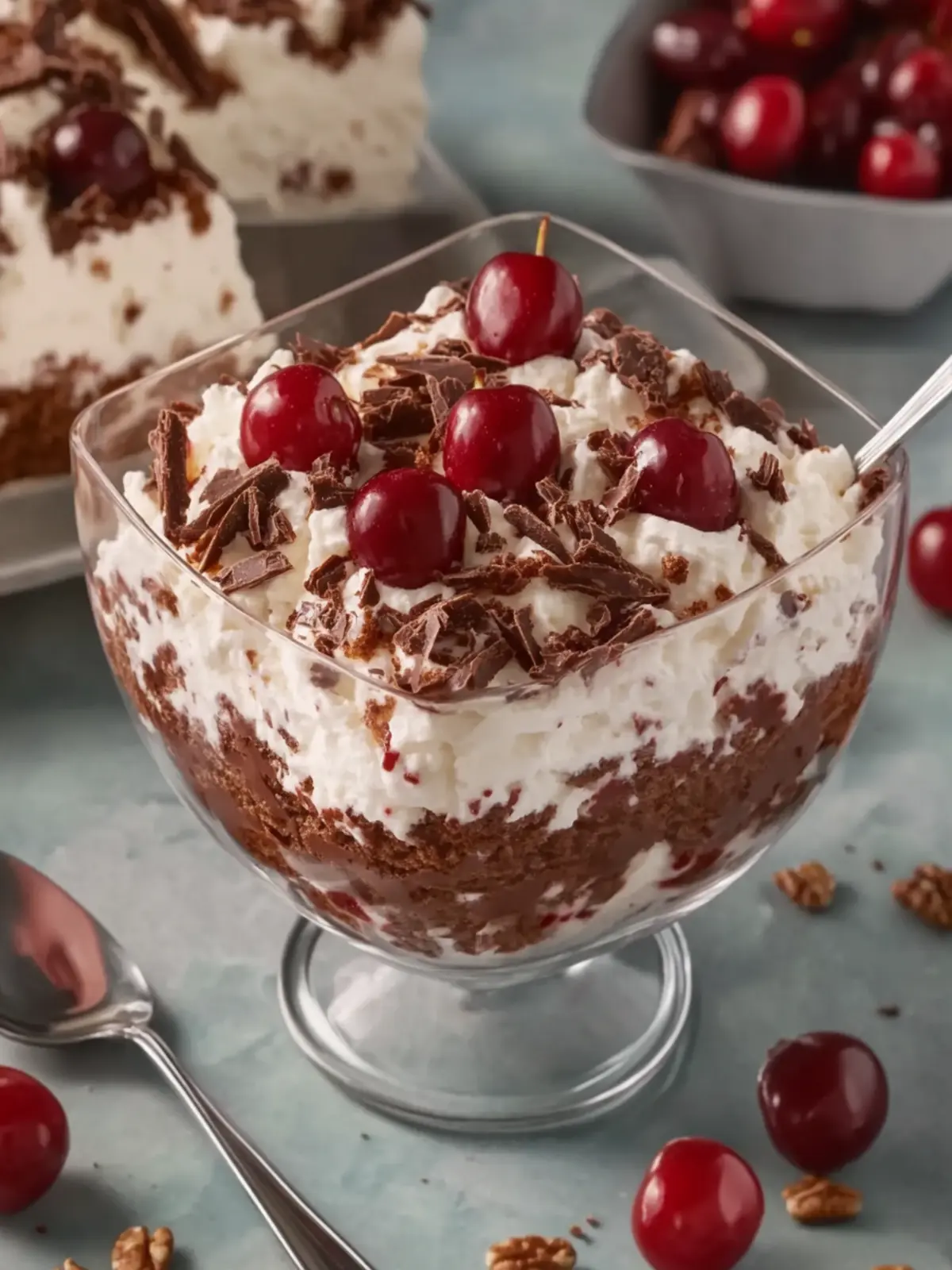Decadent Chocolate Cherry Cheesecake Fluff You’ll Adore 5 Chocolate Cherry Cheesecake Fluff
