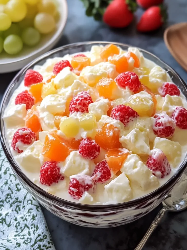 Creamy Ambrosia Salad: A Nostalgic Fruit Delight for All 2 Creamy Ambrosia Salad