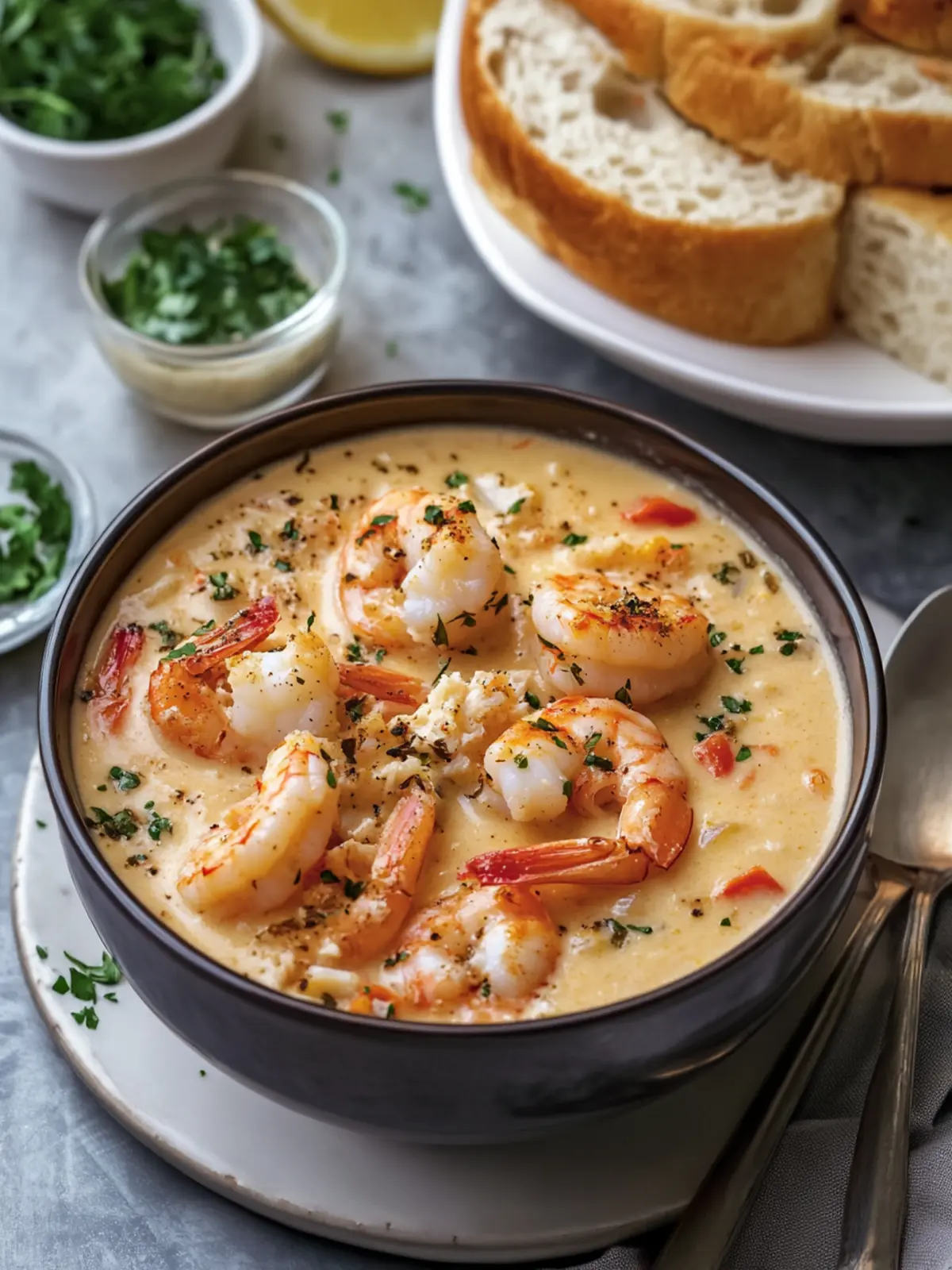 Deliciously Creamy Shrimp and Crab Seafood Bisque Recipe 5 Creamy Shrimp and Crab Seafood Bisque