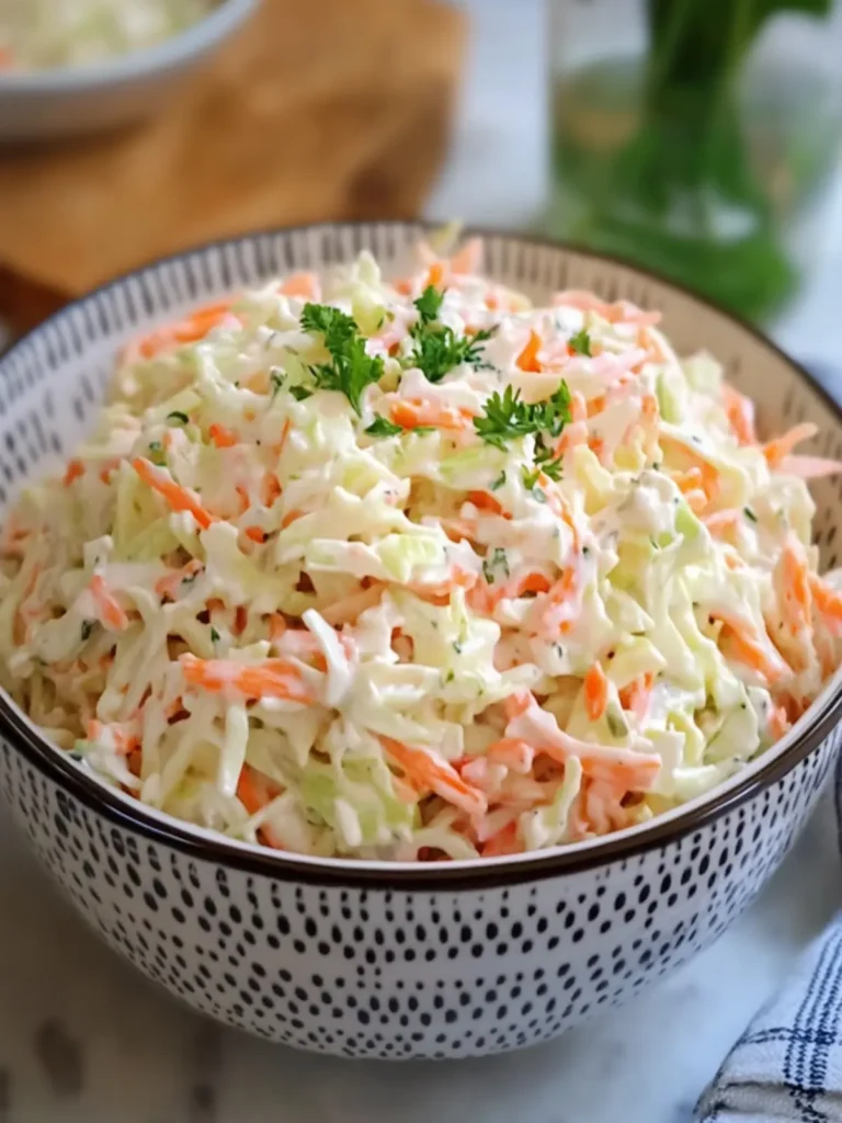 Dolly’s Creamy Coleslaw: The Perfect Side for Any Feast 4 Dolly’s Creamy Coleslaw