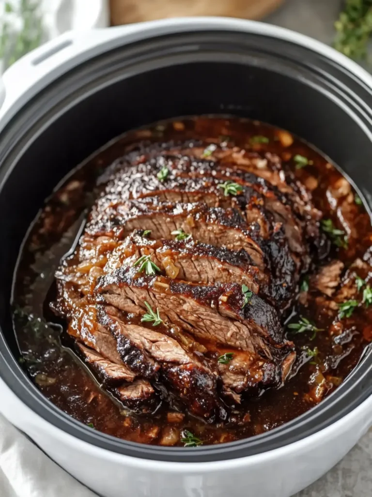 Melt-in-Your-Mouth Slow Cooker Glazed Beef Roast Delight 3 Slow Cooker Glazed Beef Roast