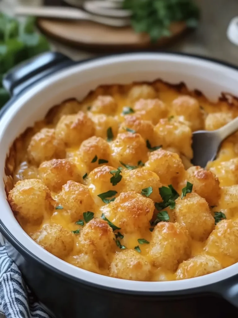 Satisfying Slow Cooker Tater Tot Casserole for Cozy Nights 3 Slow Cooker Tater Tot Casserole