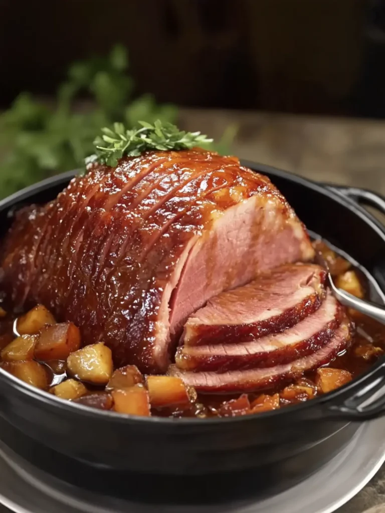 Savory Slow Cooker Coca-Cola Glazed Ham for Effortless Feasting 2 Slow Cooker Coca-Cola Glazed Ham