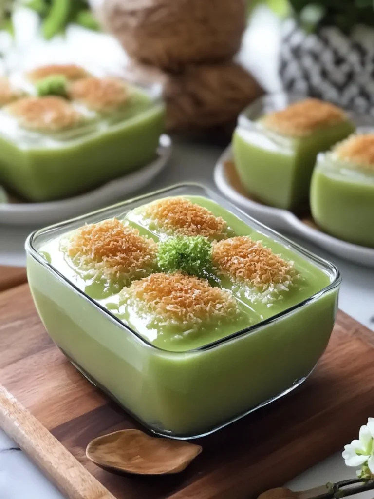 Delightful Pandan Coconut Custard for Sweet Moments at Home 2 Pandan Coconut Custard