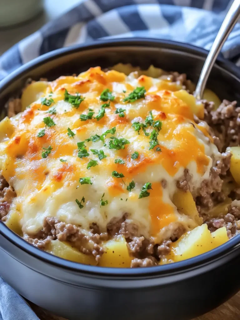 Crockpot Hamburger Potato Casserole Your New Comfort Food Dream 2 Crockpot Hamburger Potato Casserole
