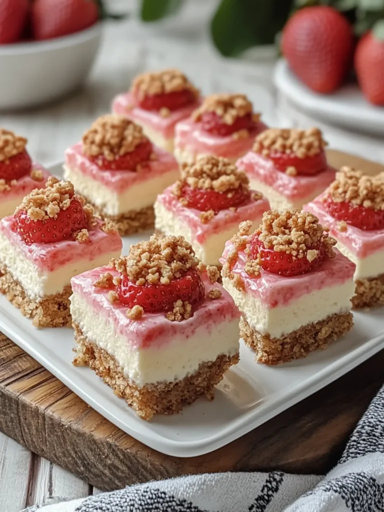 Delicious Strawberry Crunch Cheesecake Bites That Melt in Your Mouth 3 Strawberry Crunch Cheesecake Bites That Melt in Your Mouth