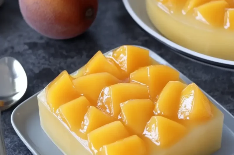 Budget Mango Jelly Dessert