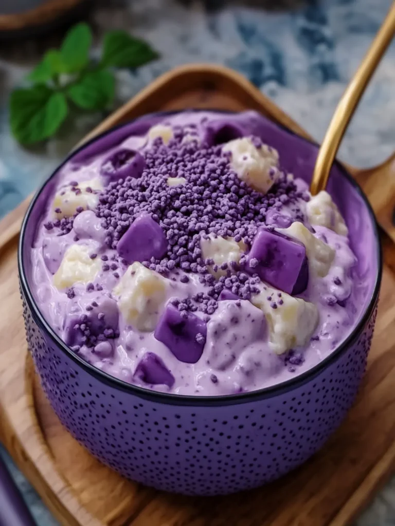Creamy Ube Cheese Sago Salad for a Refreshing Twist 3 Creamy Ube Cheese Sago Salad