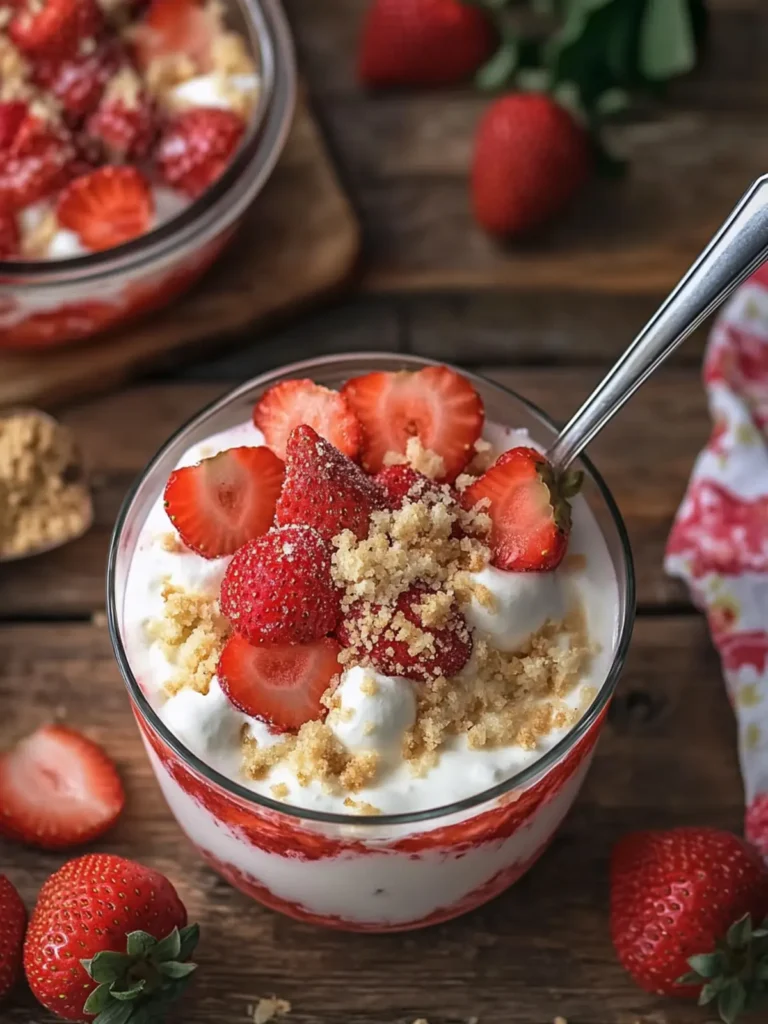 Strawberry Heaven Pudding
