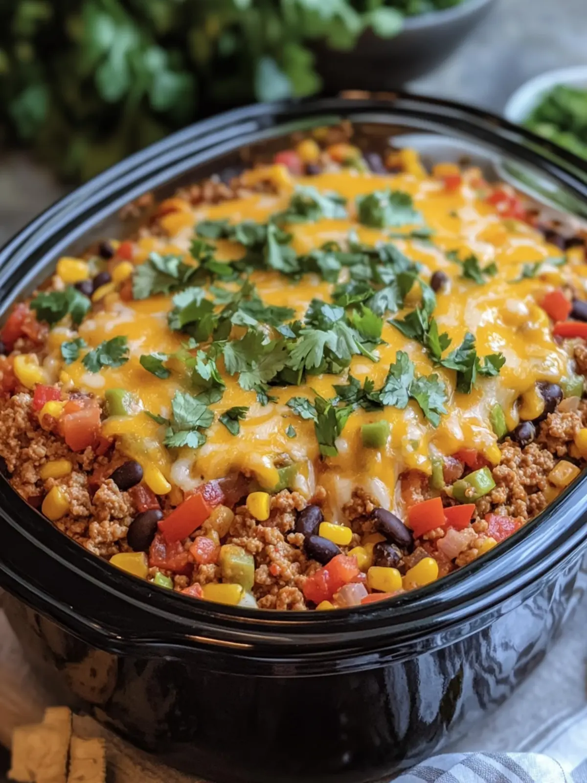 Crockpot Taco Casserole: Easy, Cheesy Comfort in Every Bite 5 Crockpot Taco Casserole