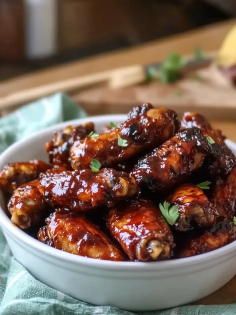 Savory Slow Cooker BBQ Chicken Wings with Cola Magic 3 Slow Cooker BBQ Chicken Wings with Cola