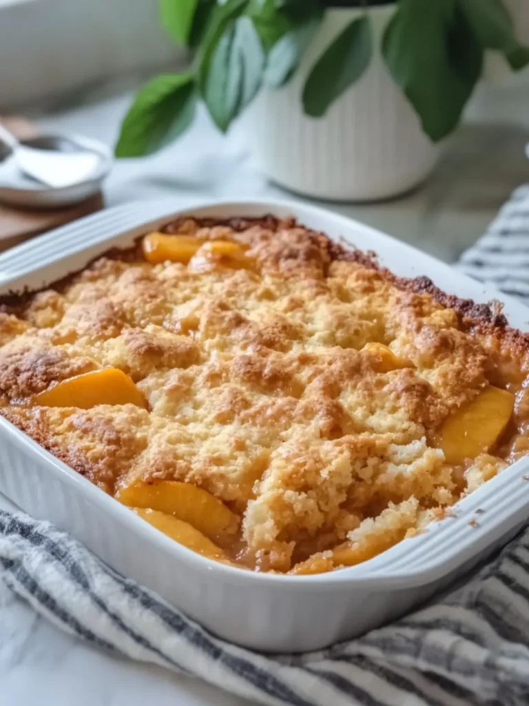 Delicious Peach Cobbler Dump Cake: Effortless Comfort Dessert 3 Delicious Peach Cobbler Dump Cake