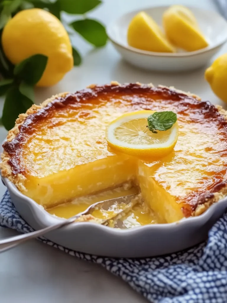 Sugar-Free Lemon Impossible Pie for a Guilt-Free Treat 2 Sugar-Free Lemon Impossible Pie