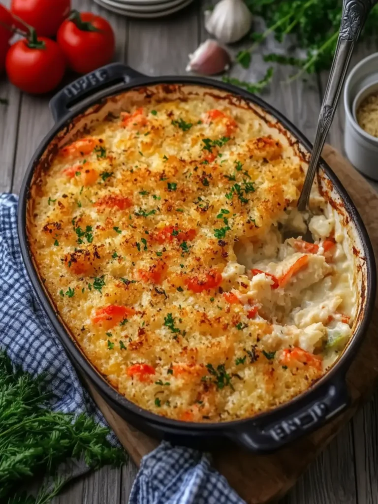 Delicious Baked Crab Casserole Your Family Will Love 3 Baked Crab Casserole
