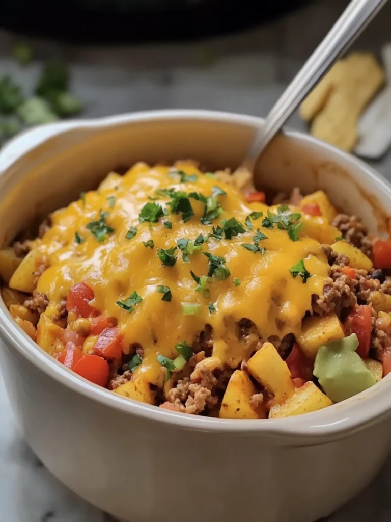 Crockpot Cheesy Taco Potatoes That Will Delight Your Family 4 Crockpot Cheesy Taco Potatoes