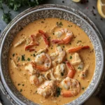 Creamy Shrimp and Crab Seafood Bisque