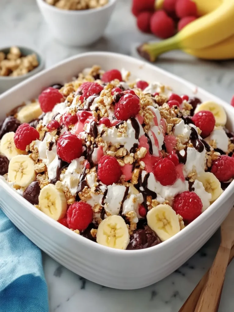 Banana Split Dessert Salad for a Fun, Fruity Twist 3 Banana Split Dessert Salad