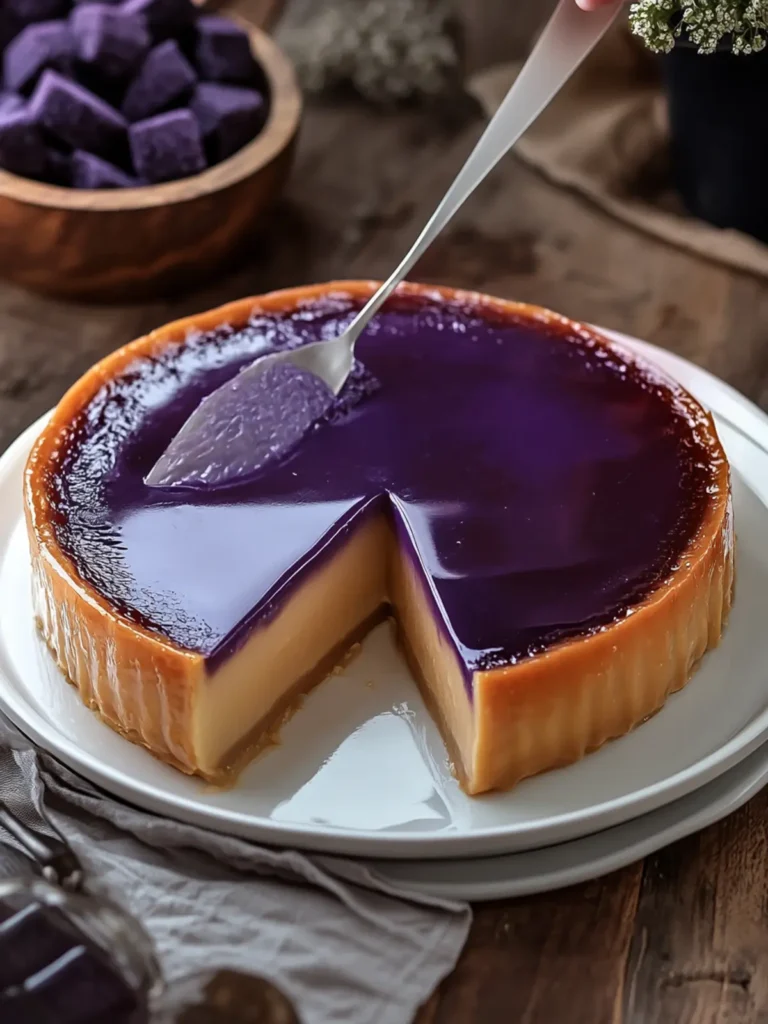 Delightful Ube Biko Flan: A Sweet Twist on Tradition 2 Ube Biko Flan