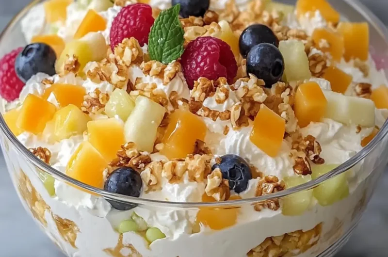 Easy Hawaiian Cheesecake Salad