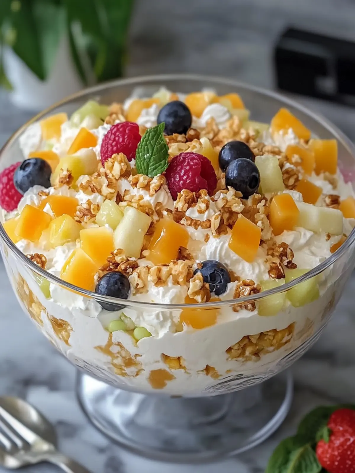 Easy Hawaiian Cheesecake Salad