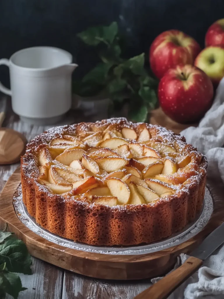 Delightful Invisible Apple Cake Without Flour and Butter Magic 3 Invisible Apple Cake (Without Flour and Butter)