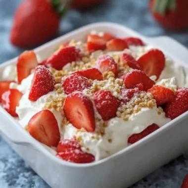 No-Bake Strawberry Delight: Creamy Bliss in Every Bite