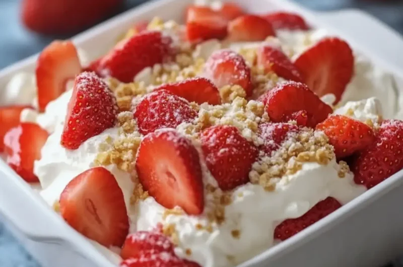 No-Bake Strawberry Delight