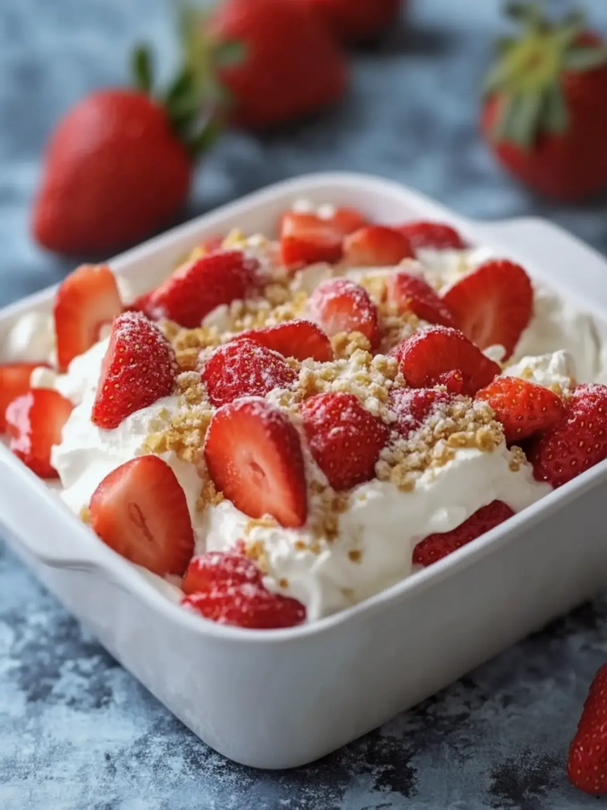 No-Bake Strawberry Delight: Creamy Bliss in Every Bite 5 No-Bake Strawberry Delight