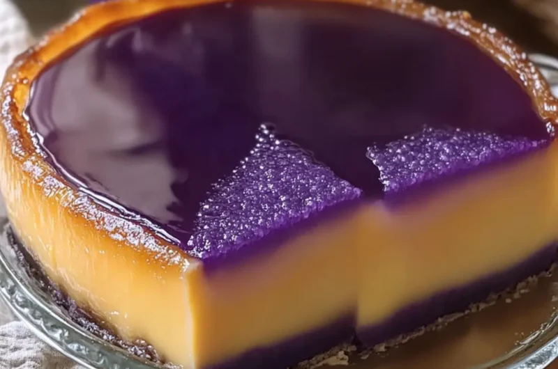Ube Biko Flan