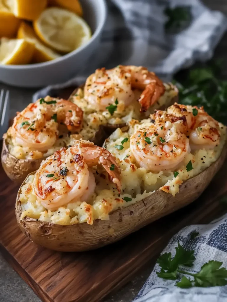Seafood Shrimp Stuffed Baked Potatoes for Comfort Food Lovers 4 Seafood Shrimp Stuffed Baked Potatoes