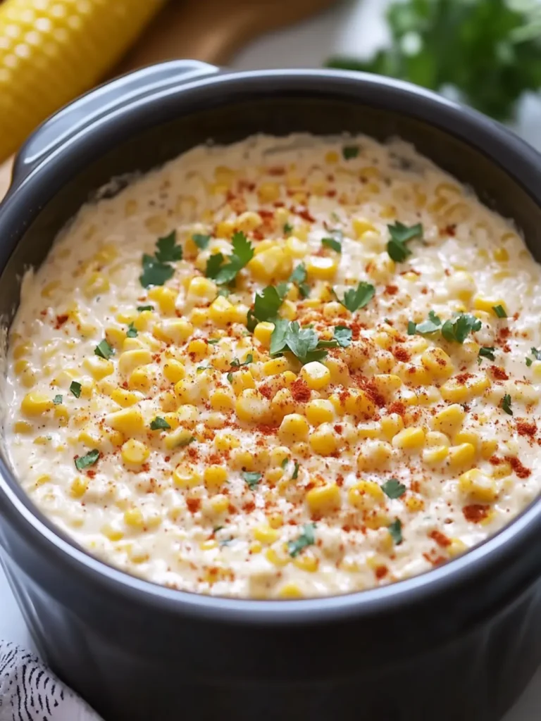 Crockpot Street Corn Dip: Creamy, Cheesy, and Irresistible! 3 Crockpot Street Corn Dip