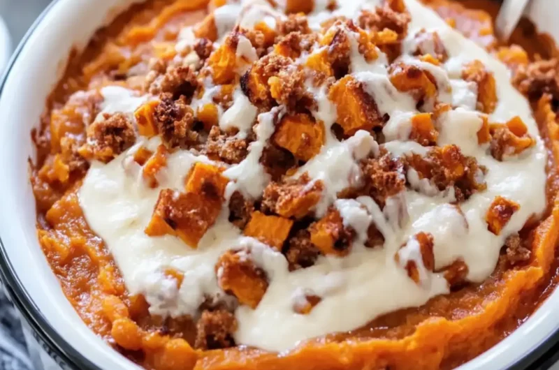 Crockpot Sweet Potato Casserole