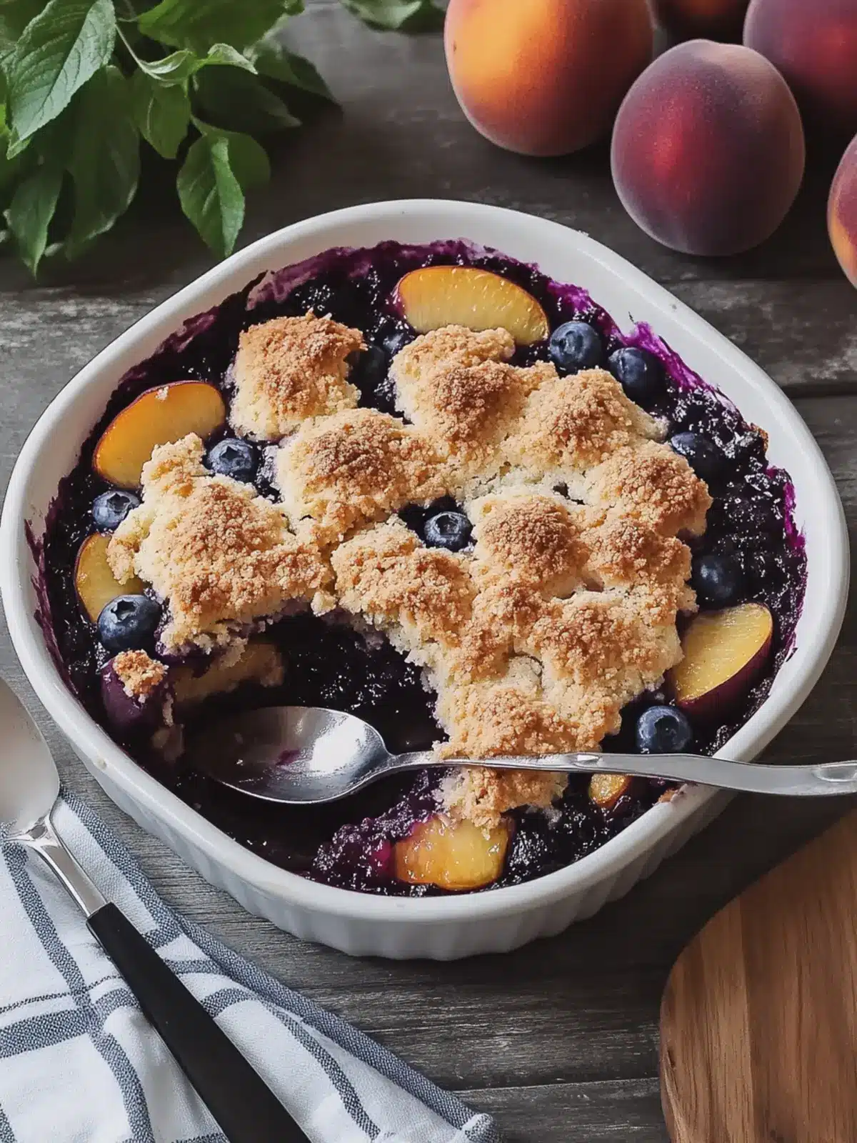 Heavenly Peach and Blueberry Cobbler You’ll Crave All Summer 5 Peach and Blueberry Cobbler