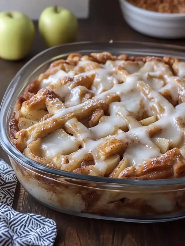 Irresistible Cinnamon Roll Apple Pie Casserole Bliss 4 Cinnamon Roll Apple Pie Casserole