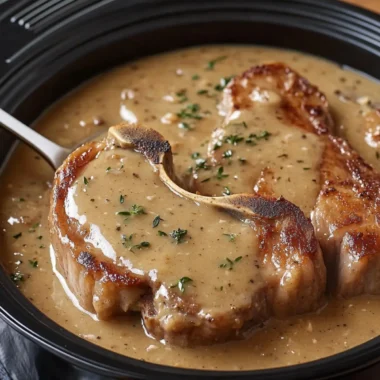 Tender Slow Cooker Pork Chops & Gravy for Cozy Nights 2 Tender Slow Cooker Pork Chops & Gravy for Cozy Nights