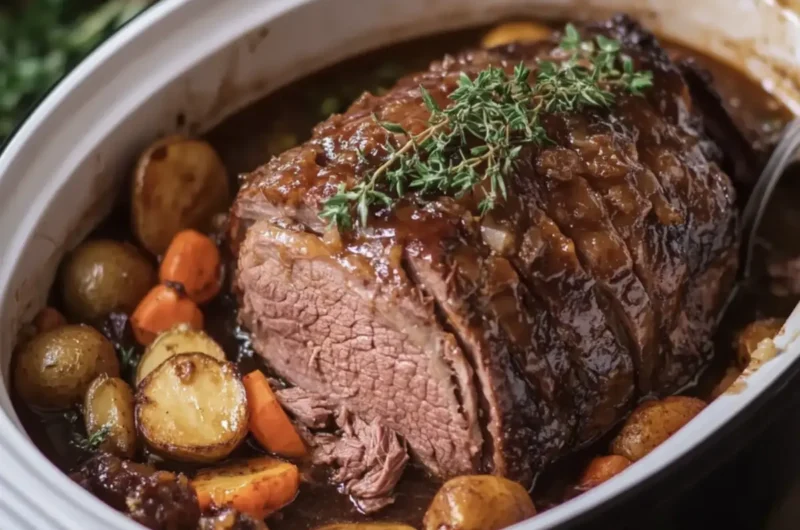 Slow Cooker Glazed Roast